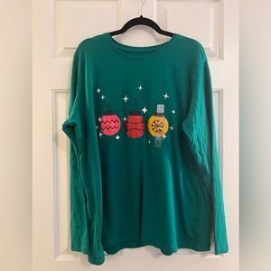 Kim Rogers Christmas Ornament Shirt NWT